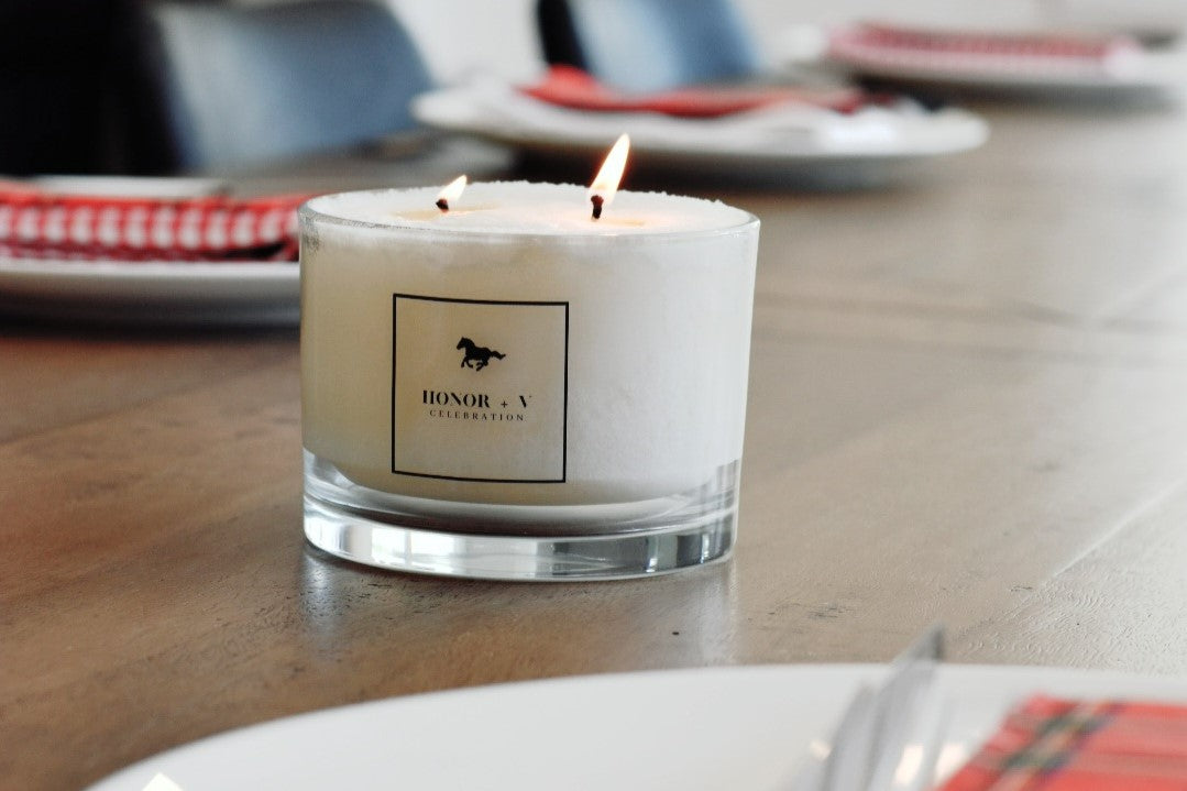 Honor + V Candle NZ